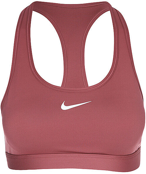 NIKE Damen Sport-BH Swoosh Medium Support beere   S W