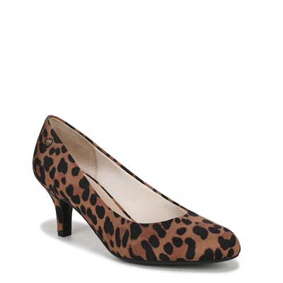 Wide Width Women's Parigi Heel by LifeStride in Leopard Fabric (Size 7 W)