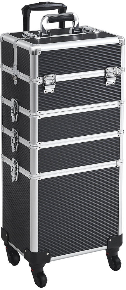 Yaheetech Makeup Organiser Matte Black 80.2cm H X 34cm W X 25.5cm D