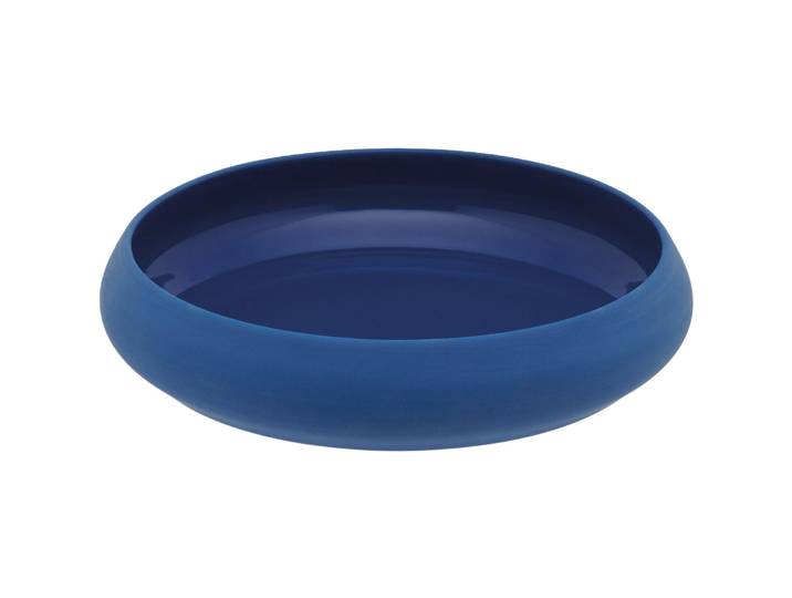 DEGRENNE Teller tief Gourmet blau Porzellan D 18 cm 1 Stk