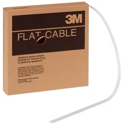 3M 3801/50 Flachbandkabel, 50-polig, 3801 Serie, Litzenleiter, 1,27 mm, Grau, 30,5 m
