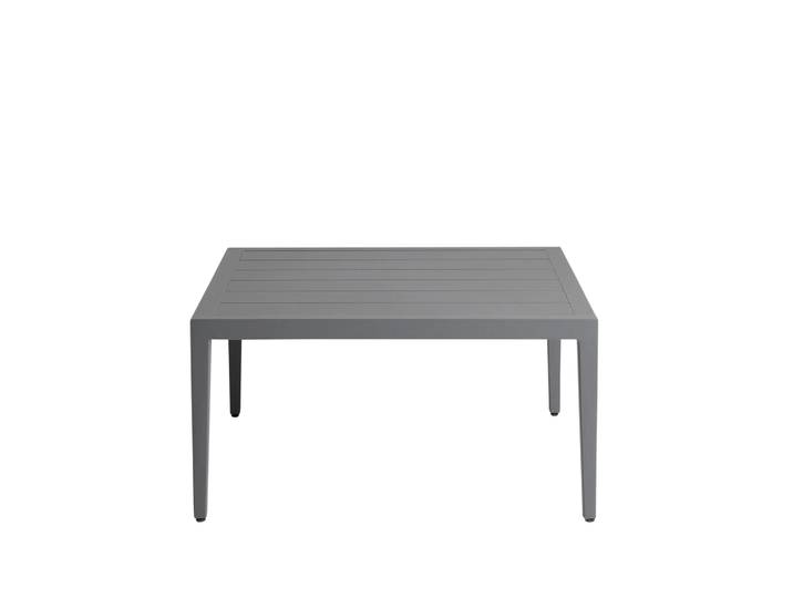 1898 Table basse Santander 78x78x40 cm Aluminium gris