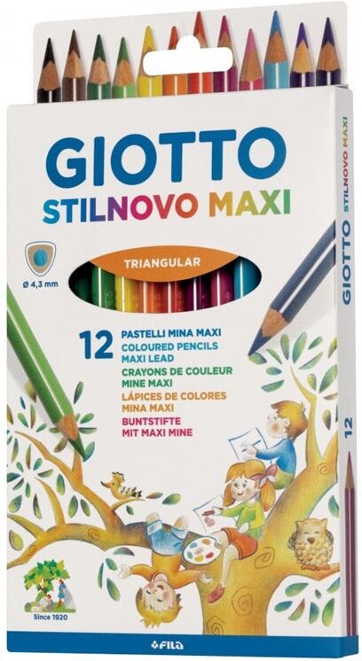 Etui 12 Crayons Giotto Stilnovo Maxi