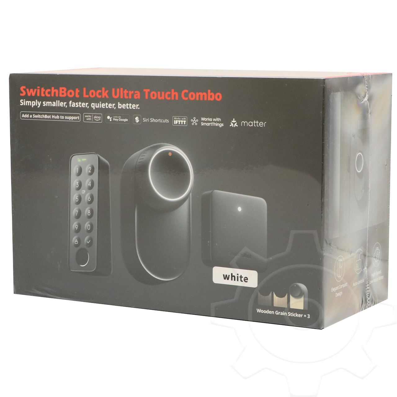 SwitchBot Ultra Touch Bundle schwarz, Lock Ultra schwarz oss