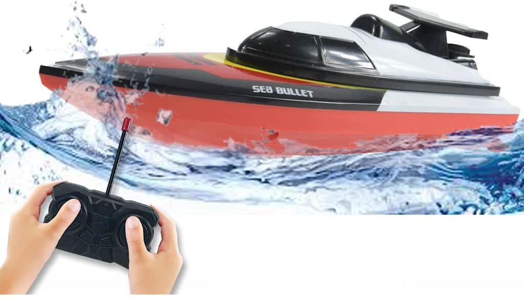 Gear2Play Bateau de vitesse télécommandé Sea Bullet