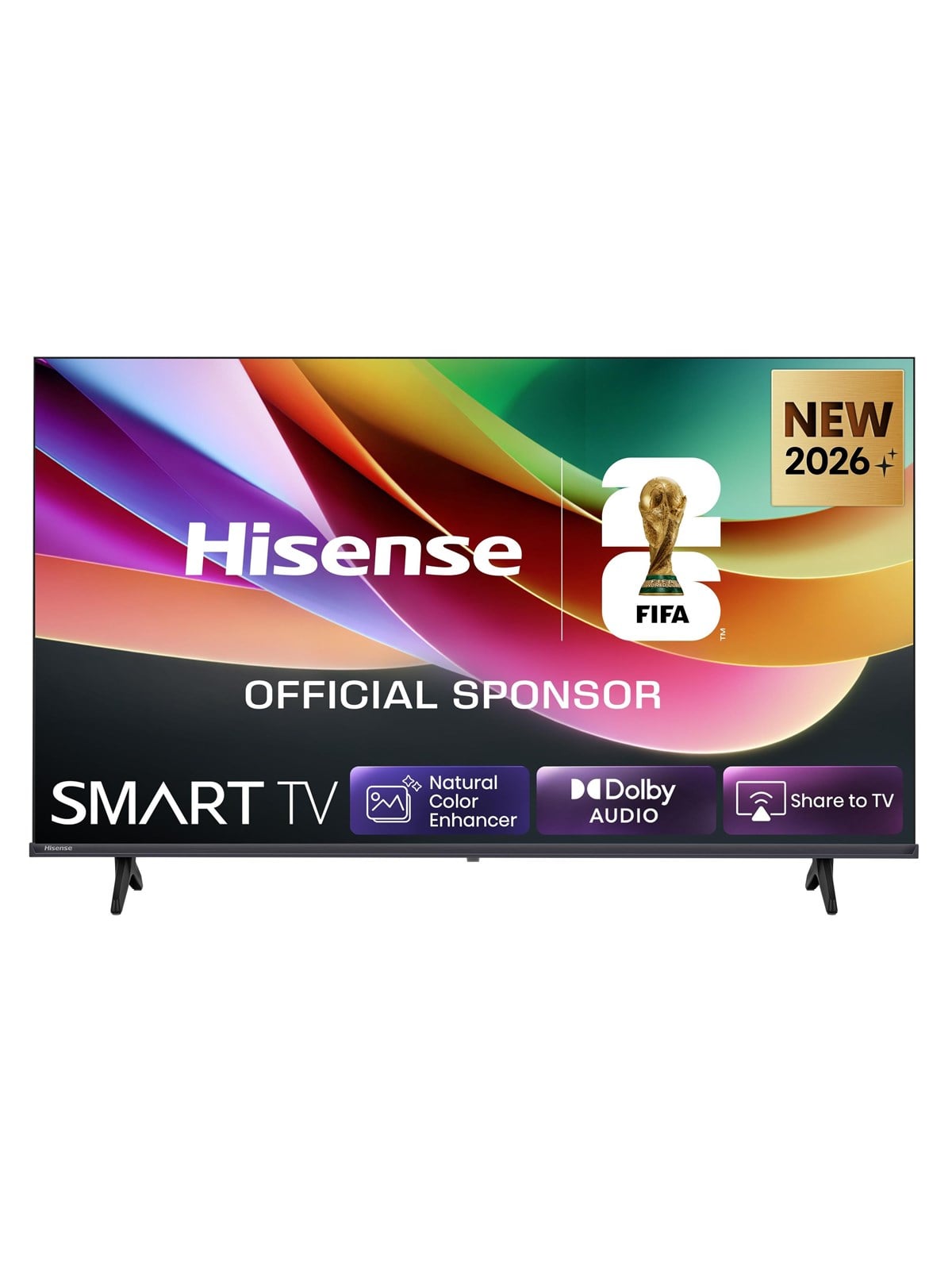 Hisense 32" Flachbild TV LED 720p High Dynamic Range 10 (HDR10) 32A4S