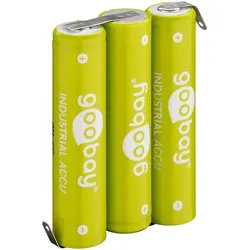 NiMH Akkupack mit Lötfahne, 3x AAA / Micro, 3,6V, 800mAh