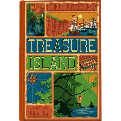 Treasure Island (MinaLima Edition), Gebundene Ausgabe von Robert Louis Stevenson, Harper Collins Publ. USA, 978-0-06-345208-4