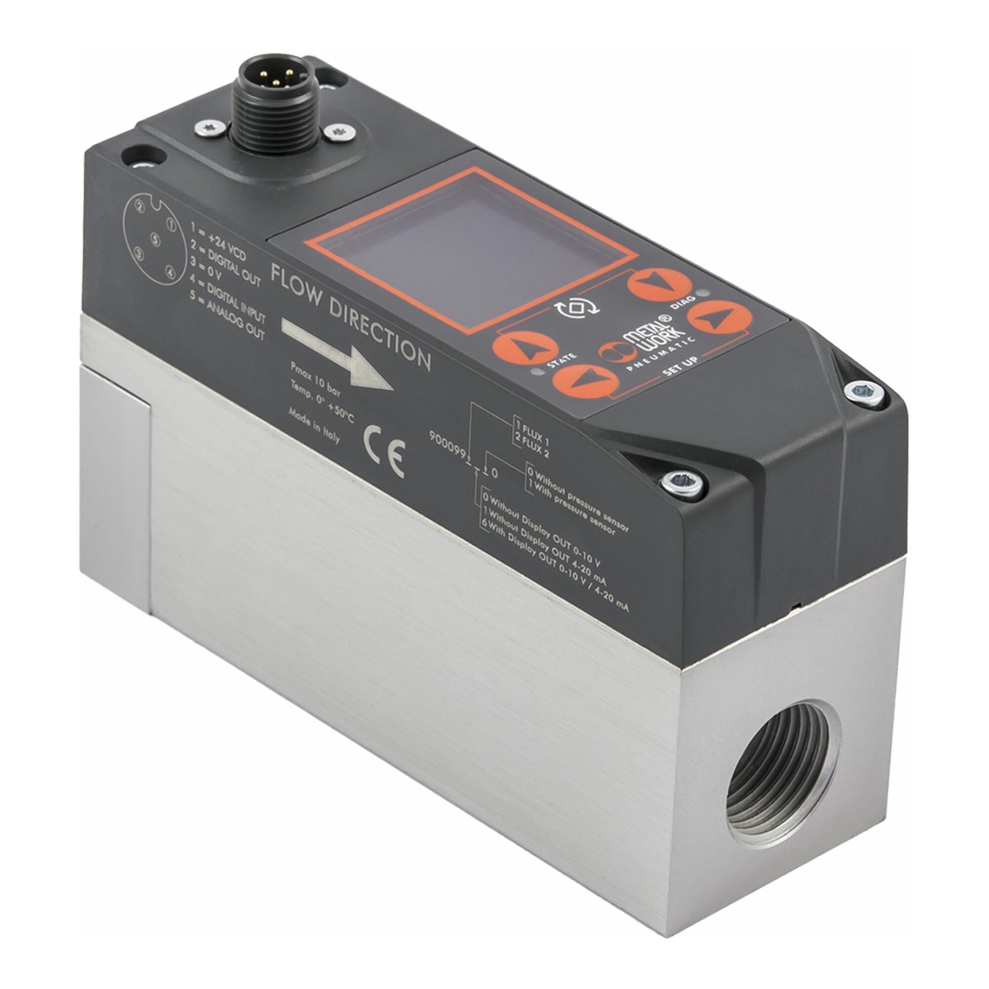 Riegler Durchflussmesser »FLUX«, BG 1, Display/Drucksensor (9000991510)