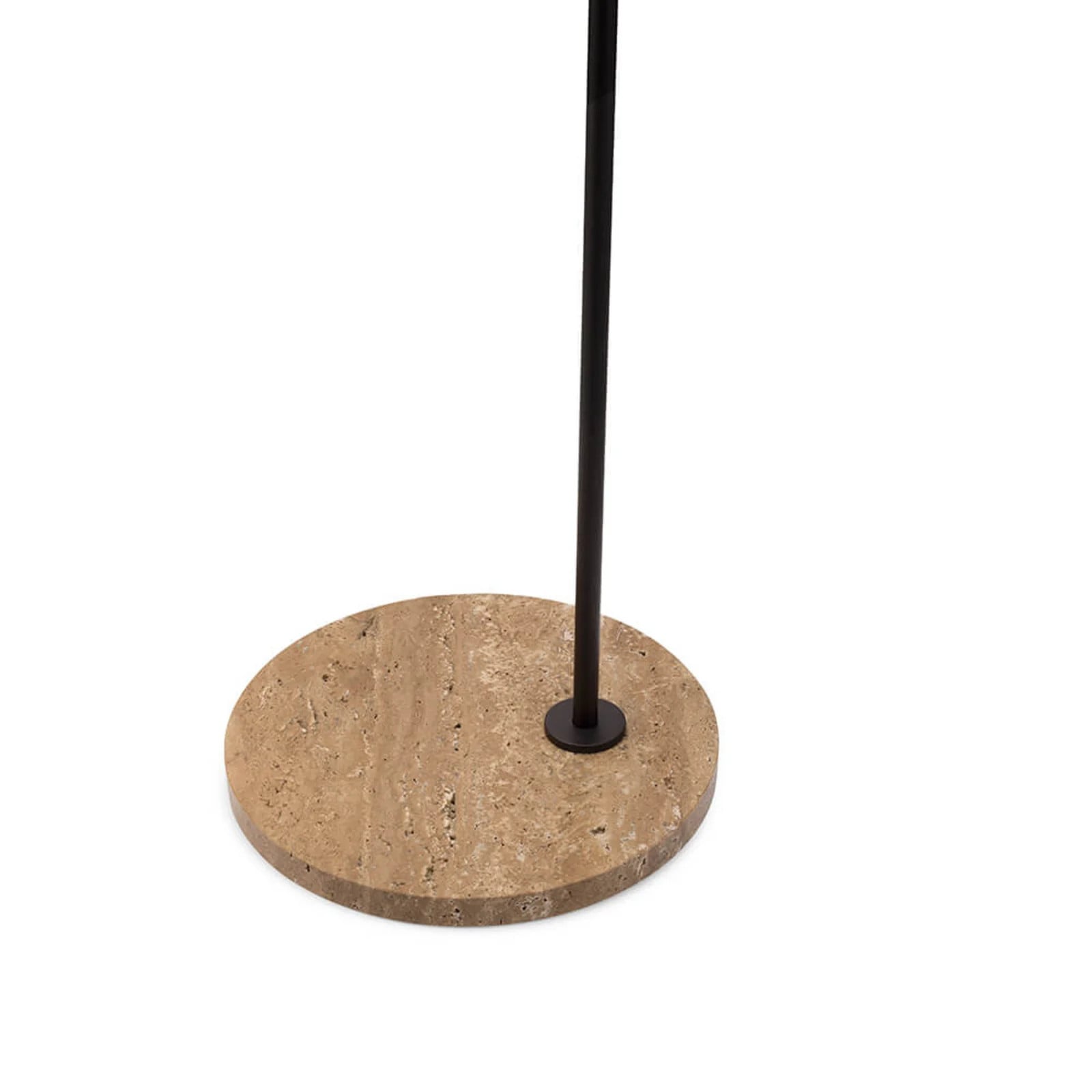 Flos IC F1 buitenlamp antraciet marmer travertin metaal
