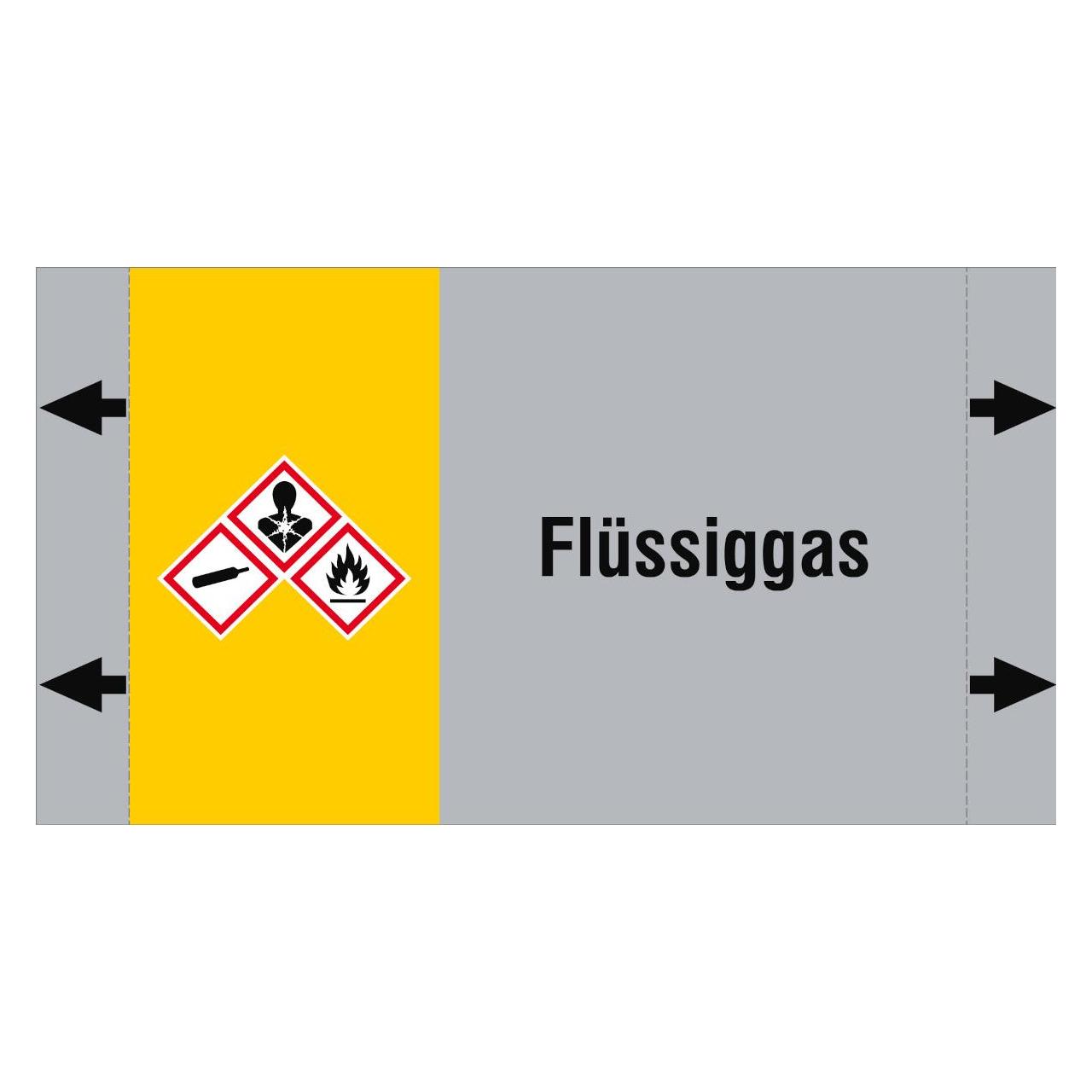 Brady ISO 20560 Rohrmarkierer - Gas (318424)