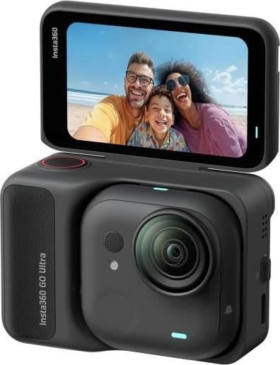 Insta360 GO Ultra Actiekamera, 4K, Standaardset, Zwart
