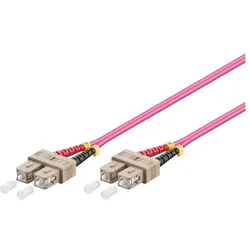 Alcasa 10m SC/SC InfiniBand/Glasfaserkabel Violett