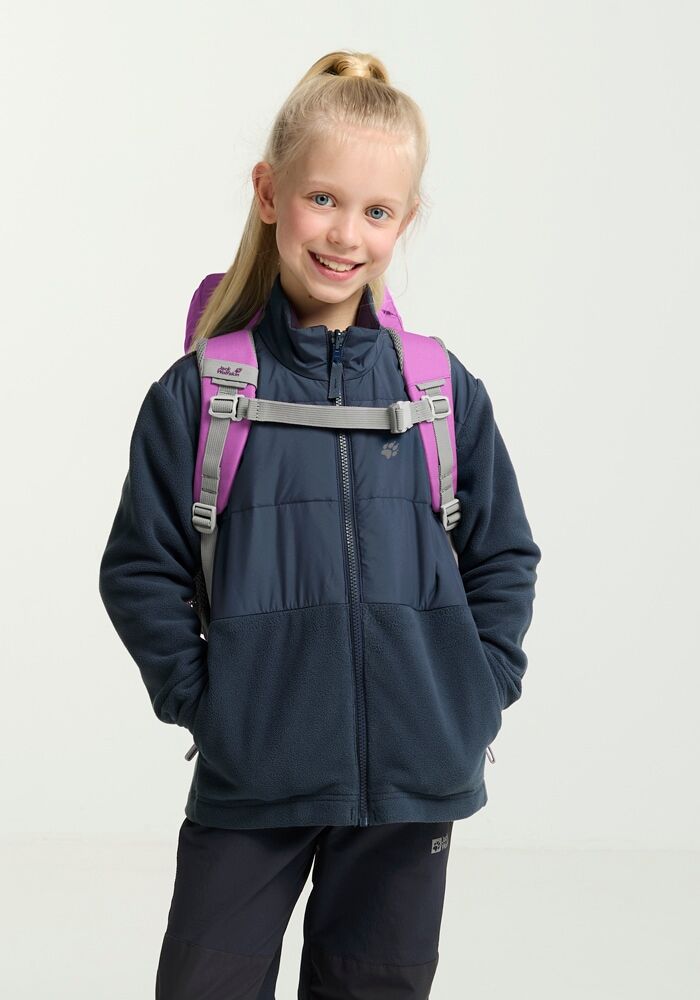 Kinderrucksack JACK WOLFSKIN "KIDS EXPLORER 15", lila (foxglove), Rucksäcke, Jungen, onesize, Obermaterial: 100% Polyester. Futter: 100% Polyester, Kinderrucksack