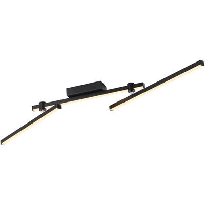 LED Deckenleuchte "STRAIGHT", schwarz, 1, H: 10cm, 1 Stk., SCHÖNER WOHNEN-KOLLEKTION, Leuchten, SCHÖNER WOHNEN Kollektion, drehbar, LED Deckenleuchte