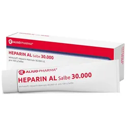 Heparin AL Salbe 30.000 bei Prellungen oder Blutergüssen