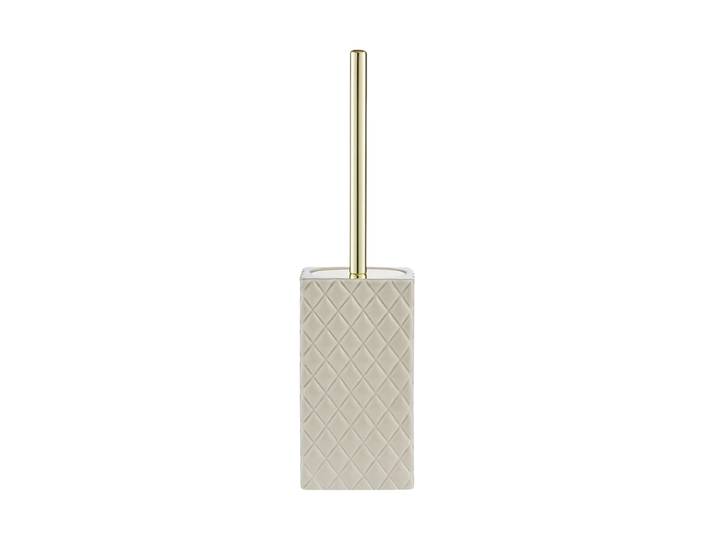 Toilettenbürste „Portia“ 39 cm - Kamel Keramik Beige, Gold Lene Bjerre