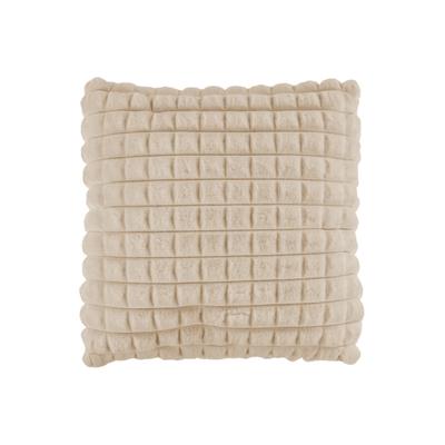 Fellkissen KAYOOM "Dekokissen Cloud Lagoon 125", beige (beige, felloptik), B:45cm H:15cm L:45cm, Polyester, Dekokissen_Sitzkissen_Kissenhüllen