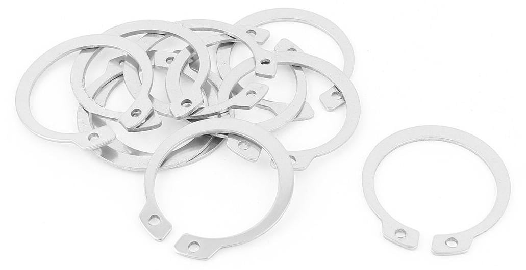 Dripio Veiligheidsringen, 10 stuks, 30 mm, roestvast staal 304, zilverkleurig
