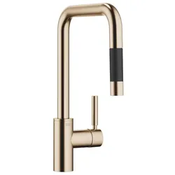Dornbracht Einhebelmischer Pull-down mit Brausefunktion META SQUARE 33870861 Champagne gebürstet (22 33870861-46