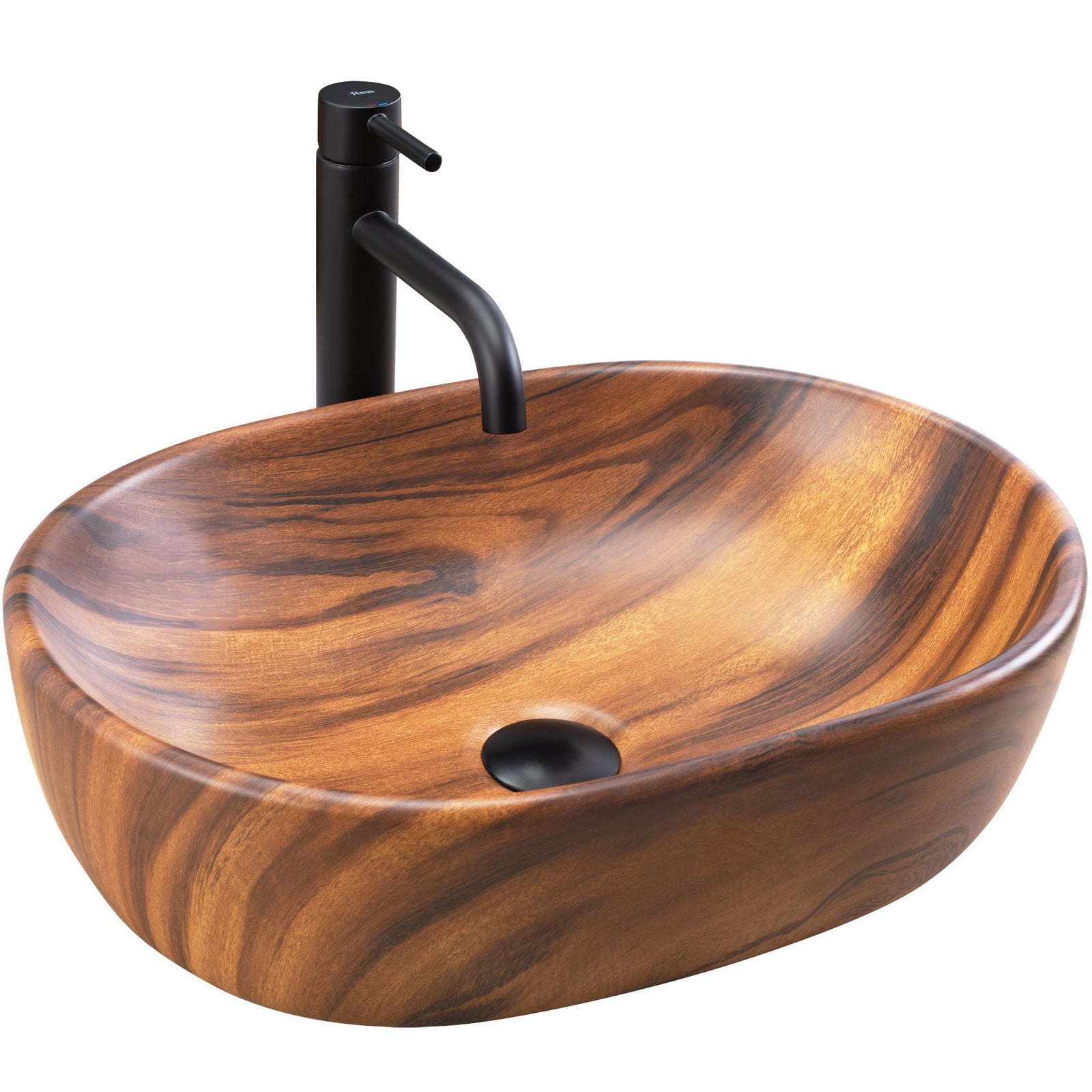 Rea Opzetwastafel Amelia Wood Matt