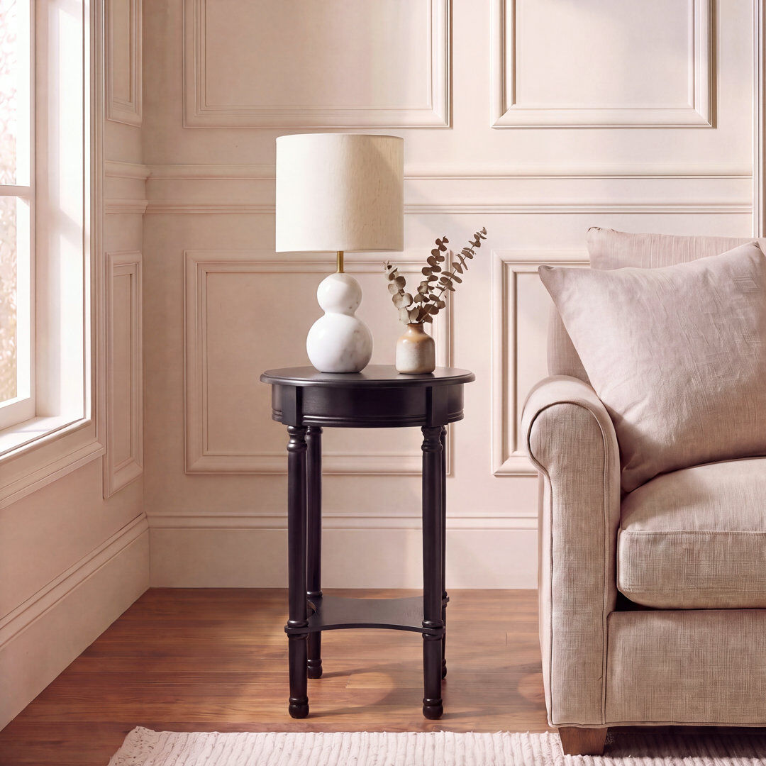 Canora Grey End Table Black 66.04cm H X 40.01cm W X 40.01cm D