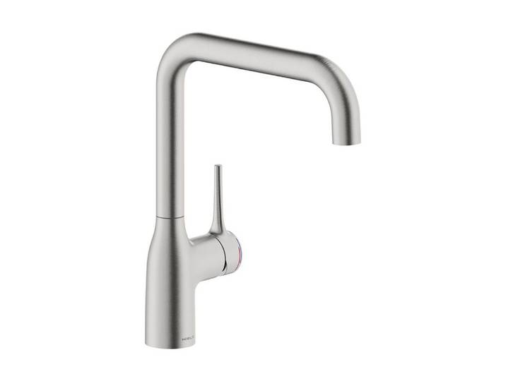 Systemceram Küchenarmatur Mania Edelstahlfinish Hochdruck