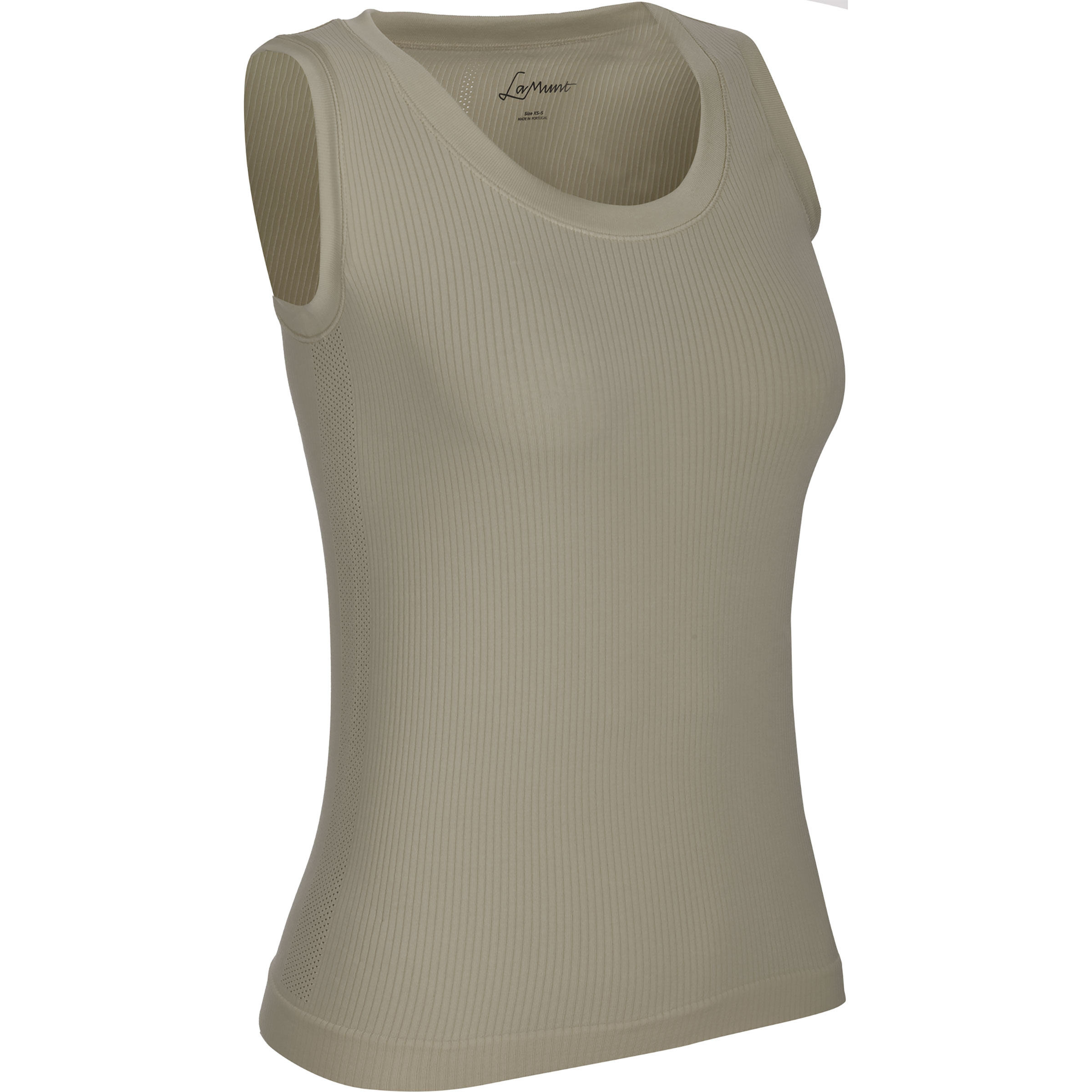 LaMunt Nadia Seamless Top Damen Tanktops beige Größe L Trekking Elastisch