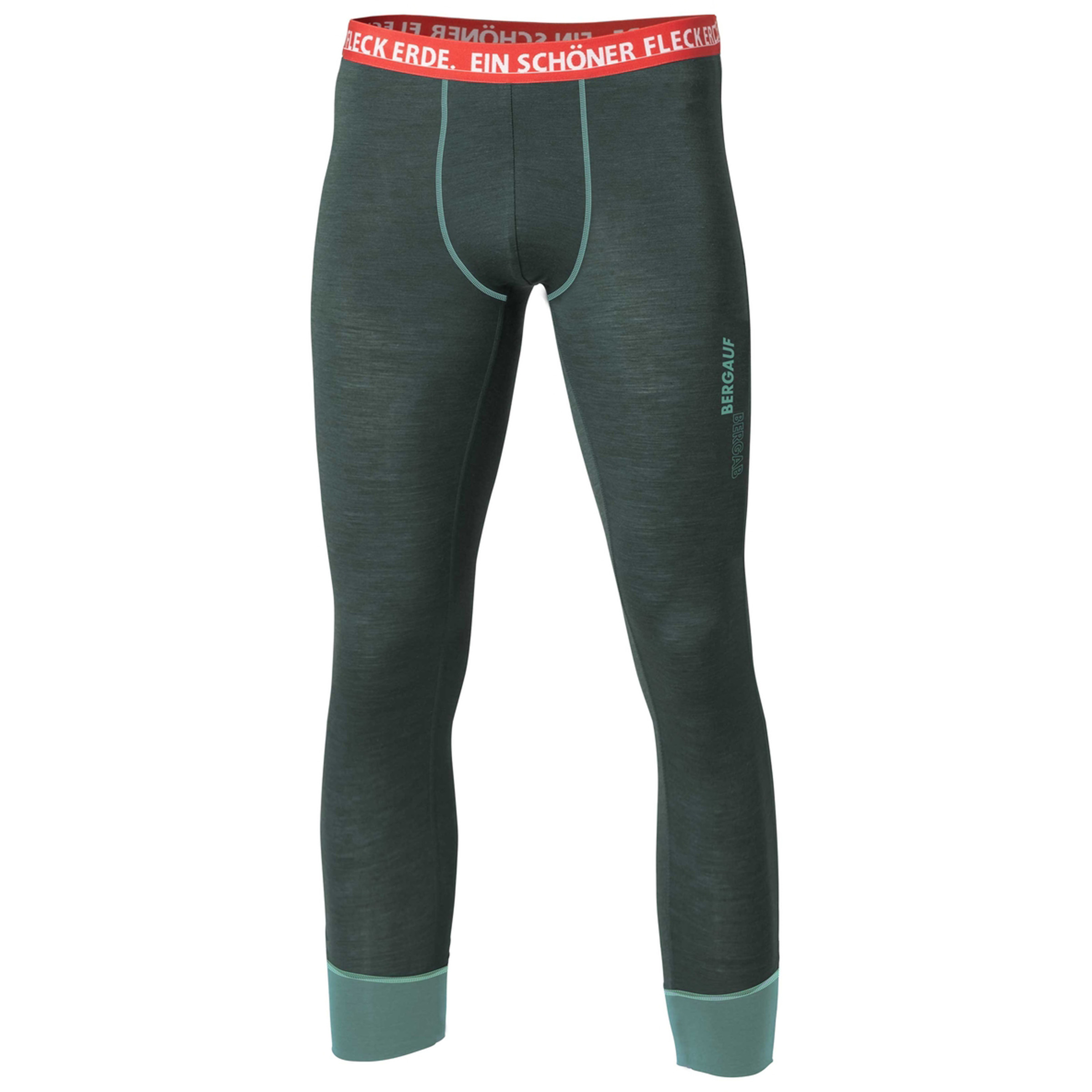 Ein schöner Fleck Erde Bergauf Bergab 7/8 Hose Herren Lange Unterhose gruen Größe XL Skifahren Hautfreundlich Merinowolle | Lyocell (Tencel)