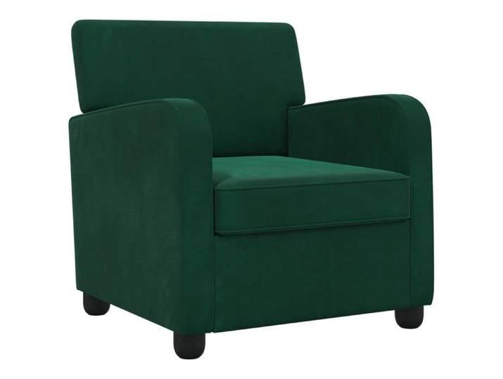 Mode Fauteuil Vert foncé Velours - Pour adulte ou enfant - Poids maximal: 110 kg/siège_16153