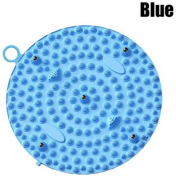 Healfit Counter Finger Pressure Plates, Slow Running Foot Mat, Foot Massage Pad For Relaxation, Silicone Toe Cushion blue