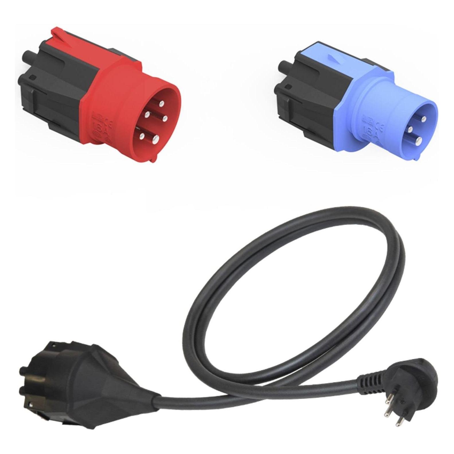 NRGkick Steckeraufsatz-Set (CEE16 blau, CEE16 rot, Typ 12, Typ 13) (20001054)