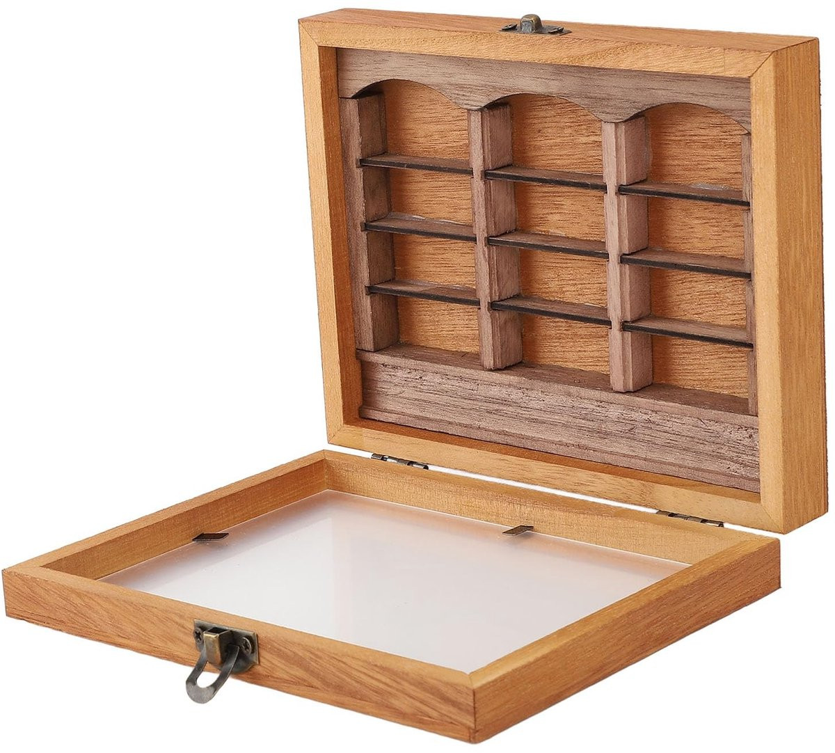 Cosensi Boekenplank van Duurzaam Hout - Elegante Vitrine Organizer voor Decoratie en Stressverlichting