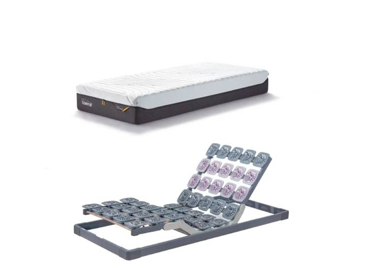 Tempur Pro CoolQuilt Matratze &amp; Premium Flex 3000 Systemrahmen 2