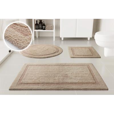 Badematte OTTO HOME "Meellor", beige, H:20mm, Baumwolle, Badematten, Badematte, Badteppich, getuftet, modern, Uni, antirutsch, flauschig, Baumwolle