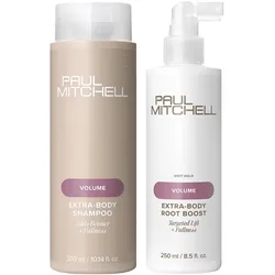 550ml Paul Mitchell Extra-Body Boost Set (Shampoo 300ml + Spray 250ml)