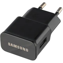 Netzlader original Samsung ETA-U90EBE mit USB-Kabel, schwarz für Galaxy J1 J100, J1 J120, J3 J300