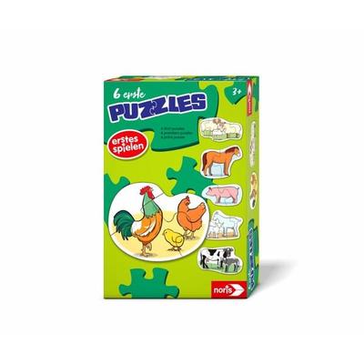 6 erste Puzzles – Bauernhoftiere