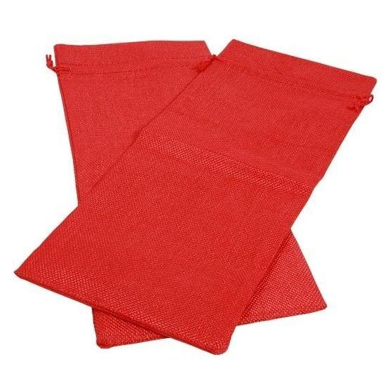 Polsirhurt Rote Jutebeutel 36x15cm 2 Stk (Spritzbeutel) (43093335)
