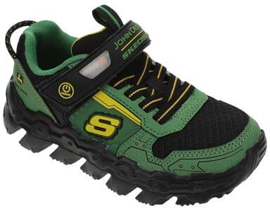 Skechers Mega-Flex Lite-Dozer Brights 407097L (Boys' Toddler-Youth) Athletic in Green, Size 13.5 Toddler M, Synthetic
