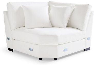 Salem Sectional - Build Your Own, Fabric, Fabric / Sectional Wedge, Livesmart Performance Presley Pearl / Sectional Wedge - Grandin Road