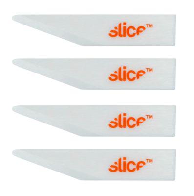Slice Keramik Ersatzklingen, geradkantige Klinge, für Tapeziermesser, 4er Set
