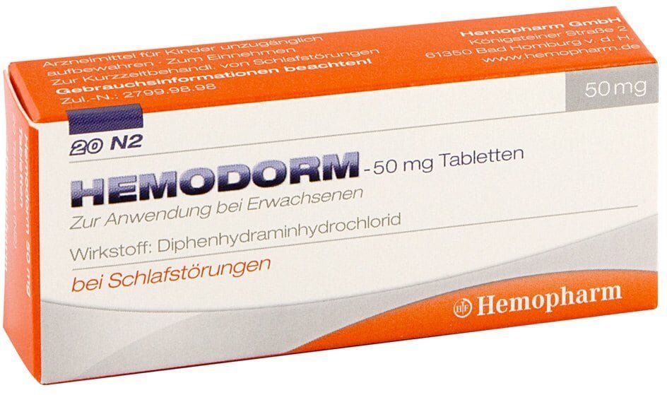 Hemodorm 50mg 20stk