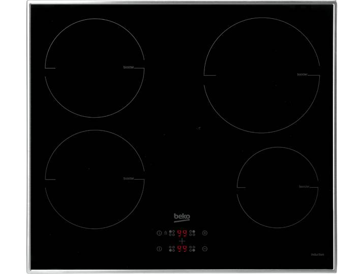 BEKO Induktions-Kochfeld HII 64400 MTX , silber (schwarz), B:60cm H:5,2cm T:51cm, Kochfelder, Stop&Go – Pause drücken und später genau dort weitermachen, Induktions-Kochfeld