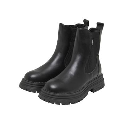 Stiefel BUFFALO "Buffalo LENNOX CHELSEA - VEGAN NAPPA", Damen, Gr. 36, schwarz, Kunstfaser, unifarben, Schuhe Stiefel