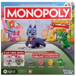 Monopoly Junior: 2-in-1 Brettspiel - auf Ungarisch