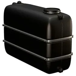 Industrietank, 1650 Liter Volumen, schwarz