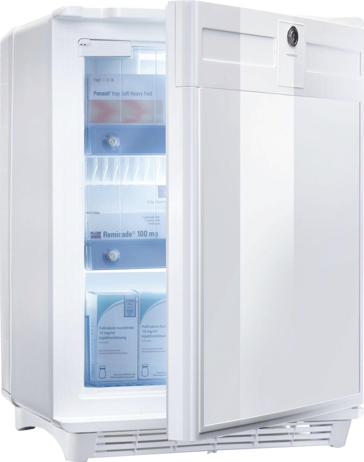 Dometic Medikamentenkühlschrank DS 301H - Kompakter Kühlschrank für Medikamente 27 Liter mit Absorberkühlung, Thermometer, Warnsignal und sicherer Türverriegelung