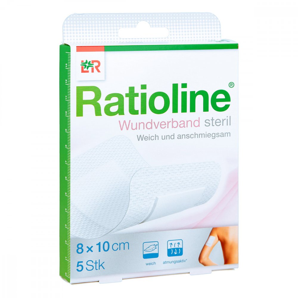 Lohmann & Rauscher GmbH & Co.KG Ratioline Wundverband 10x8 cm steril 13582989