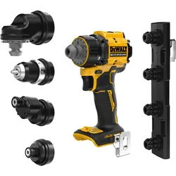 DEWALT Akku-Bohrschrauber, 4 Köpfe, 18V / 2Ah